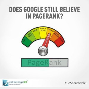 Does Google Still Believe in Pagerank